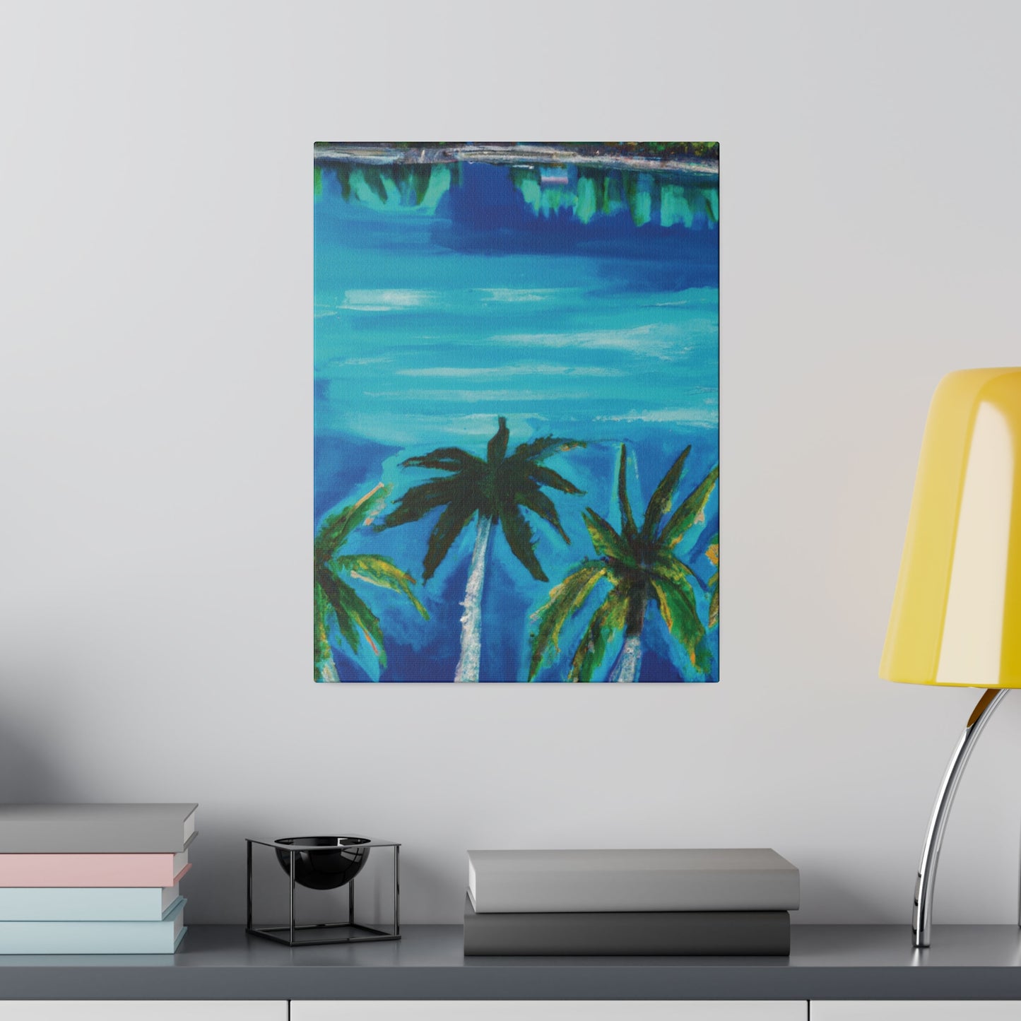 6741K - Bahamas Ocean Painting Print | Bahamas | Ocean | Beach | Poster | Home Decor | Wall Art | Canvas