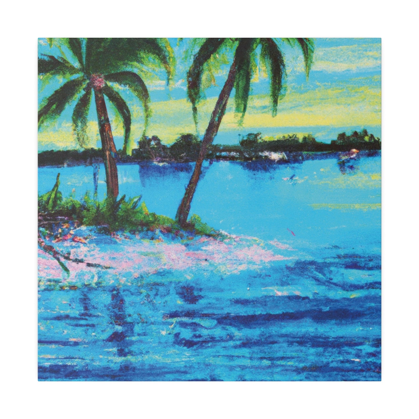 8156G - Bahamas Ocean Painting Print | Bahamas | Ocean | Beach | Poster | Home Decor | Wall Art | Canvas