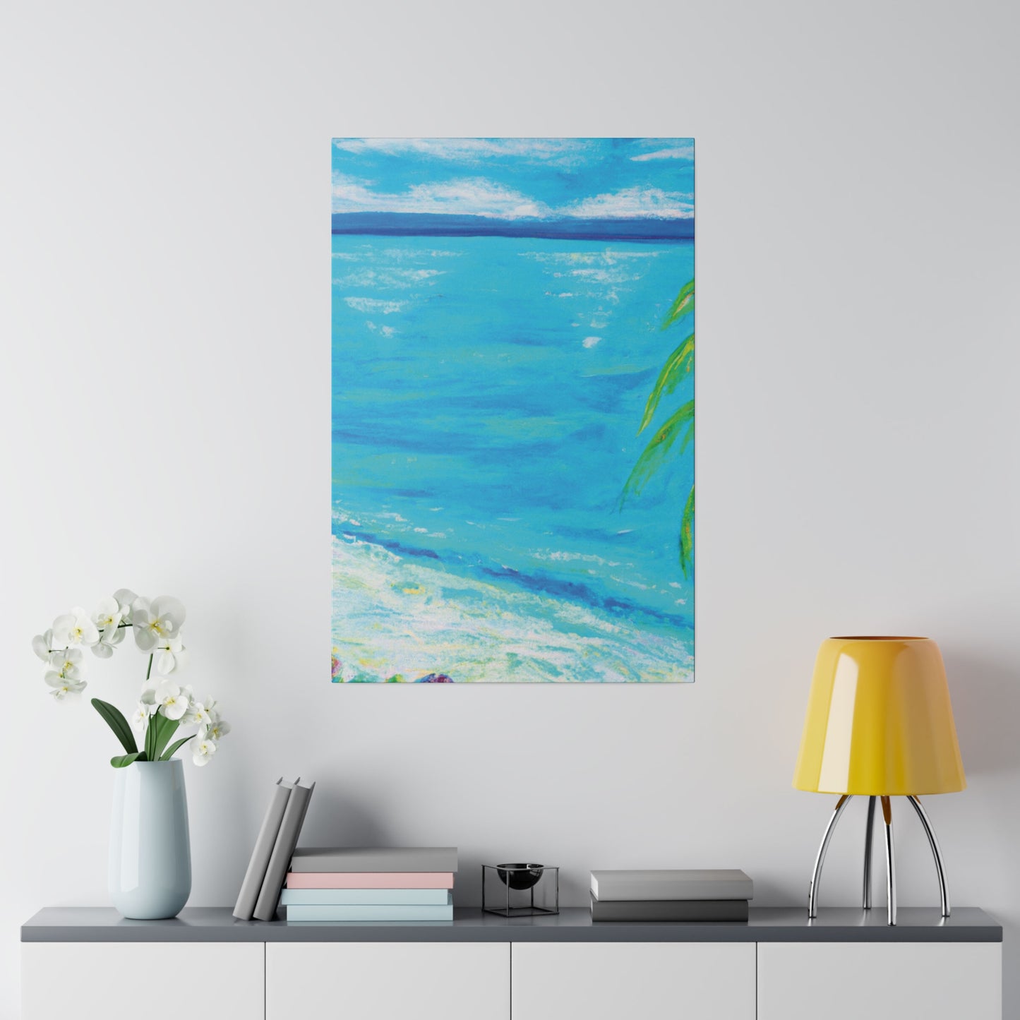 8858N - Bahamas Ocean Painting Print | Bahamas | Ocean | Beach | Poster | Home Decor | Wall Art | Canvas