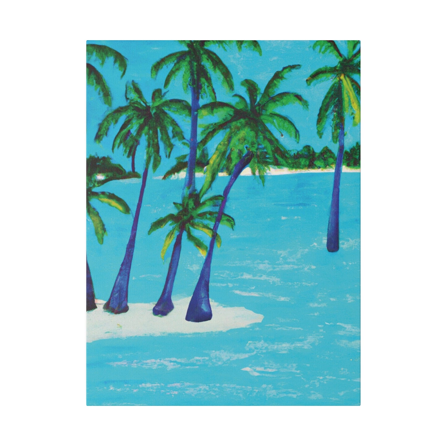 2486G - Bahamas Ocean Painting Print | Bahamas | Ocean | Beach | Poster | Home Decor | Wall Art | Canvas