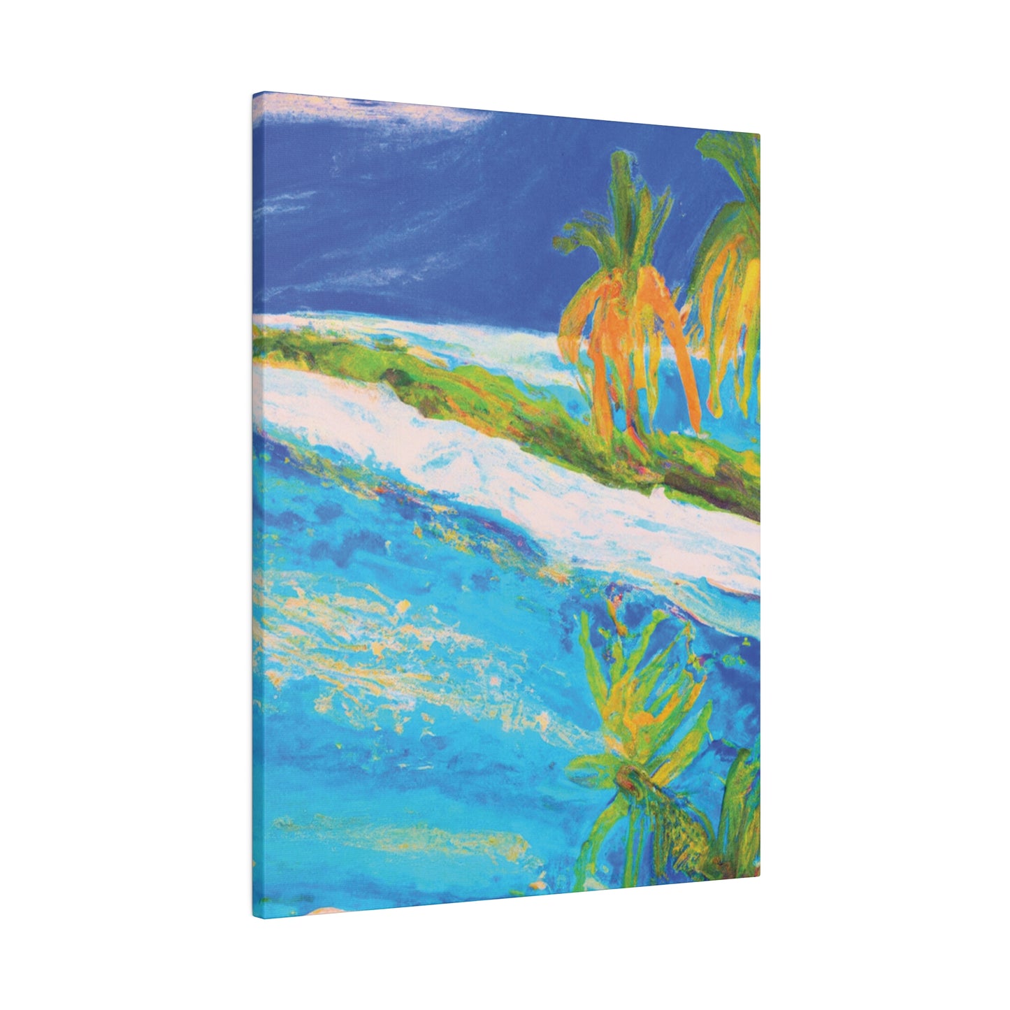 7697G - Bahamas Ocean Painting Print | Bahamas | Ocean | Beach | Poster | Home Decor | Wall Art | Canvas