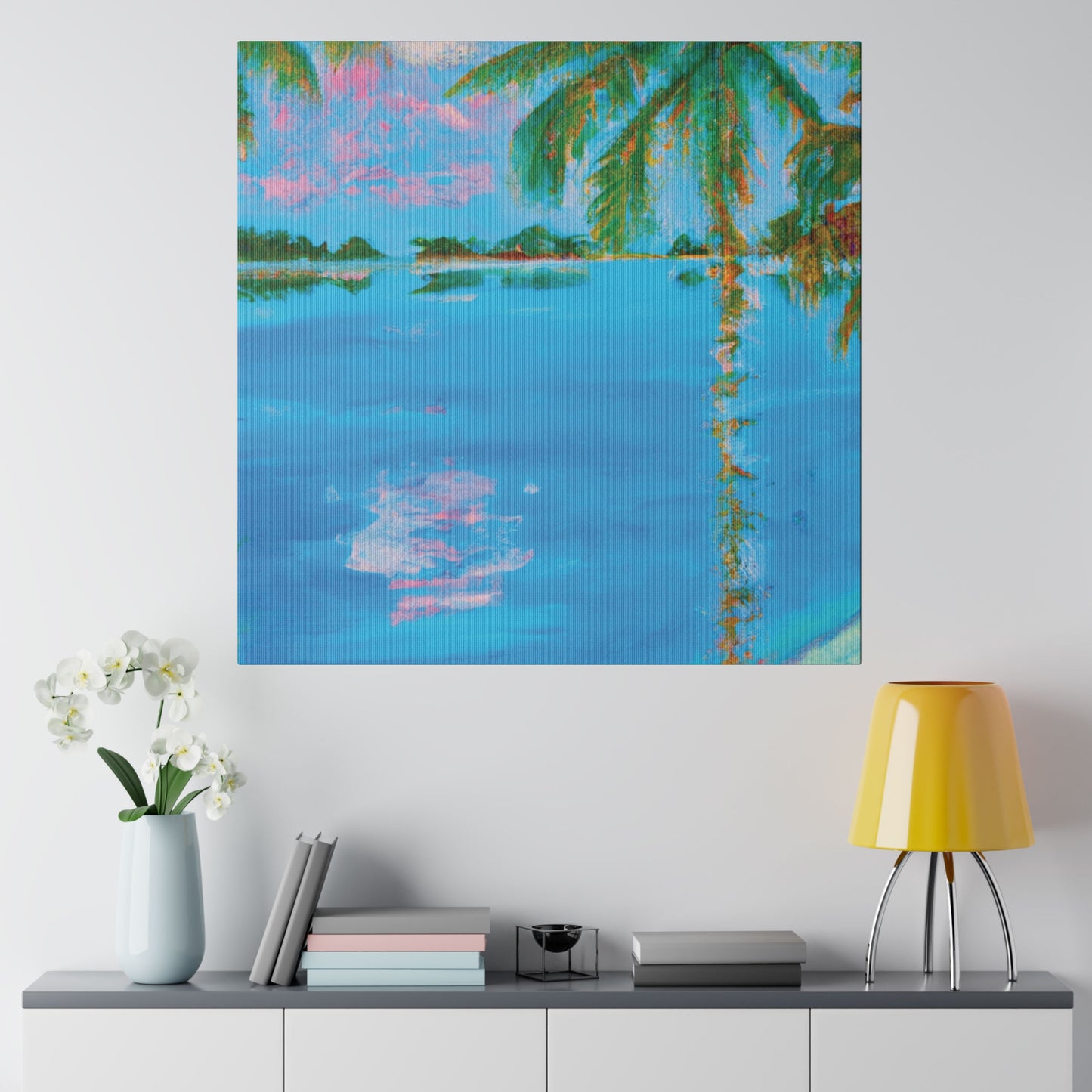 7853V - Bahamas Ocean Painting Print | Bahamas | Ocean | Beach | Poster | Home Decor | Wall Art | Canvas