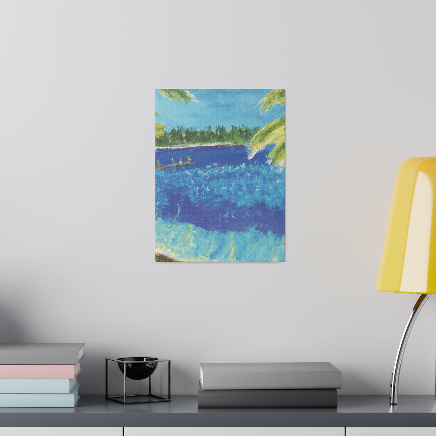 9673H - Bahamas Ocean Painting Print | Bahamas | Ocean | Beach | Poster | Home Decor | Wall Art | Canvas