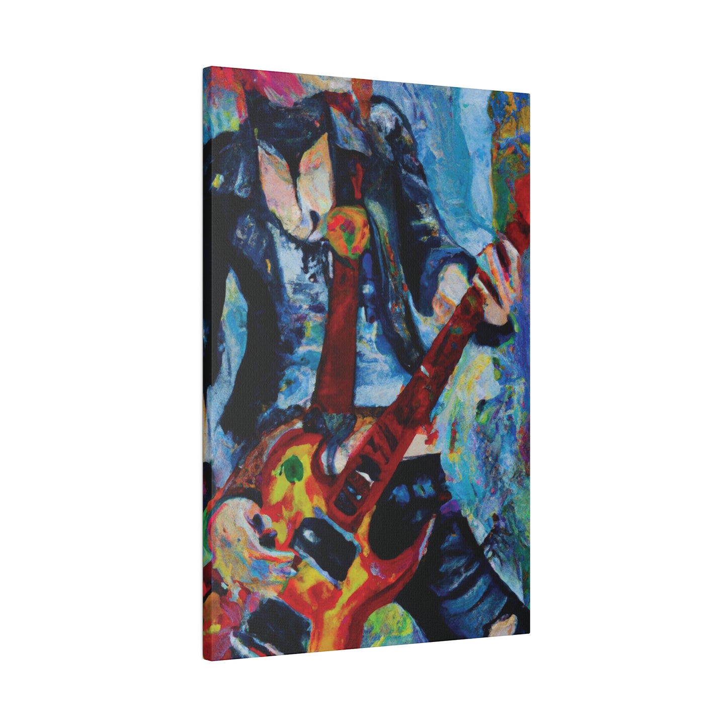 7105A - Rockstar Oil Painting Style Print | Poster | Home Decor | Wall Art | Music Art | Canvas