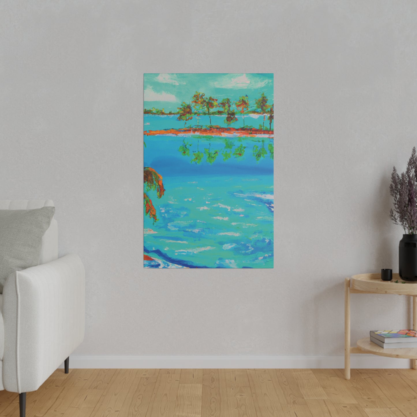 5171E - Bahamas Ocean Painting Print | Bahamas | Ocean | Beach | Poster | Home Decor | Wall Art | Canvas