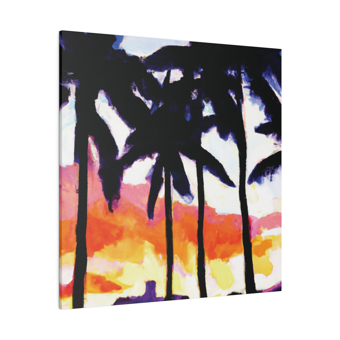 5637U - Miami Beach Sunset Painting Print | Miami | Beach | Sunset | Poster | Home Decor | Wall Art | Canvas