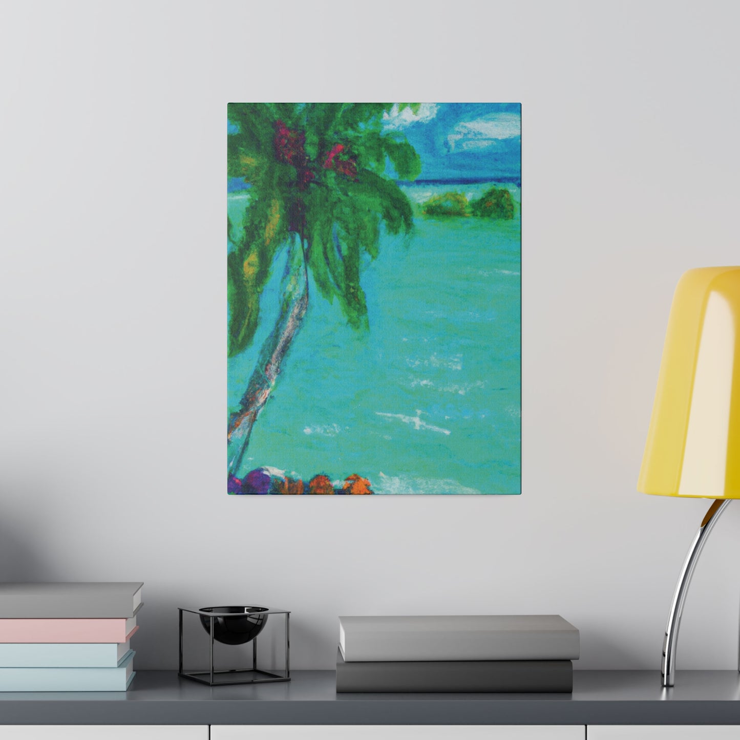 8864T - Bahamas Ocean Painting Print | Bahamas | Ocean | Beach | Poster | Home Decor | Wall Art | Canvas