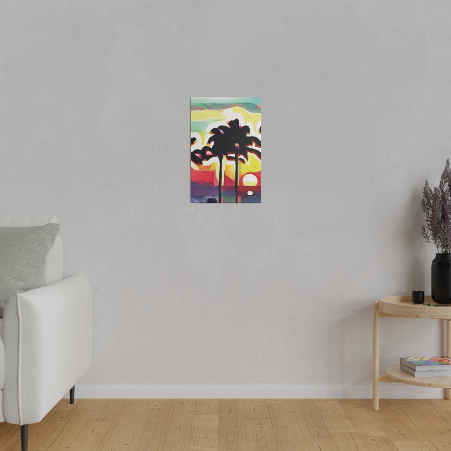 4134X - Miami Beach Sunset Painting Print | Miami | Beach | Sunset | Poster | Home Decor | Wall Art | Canvas