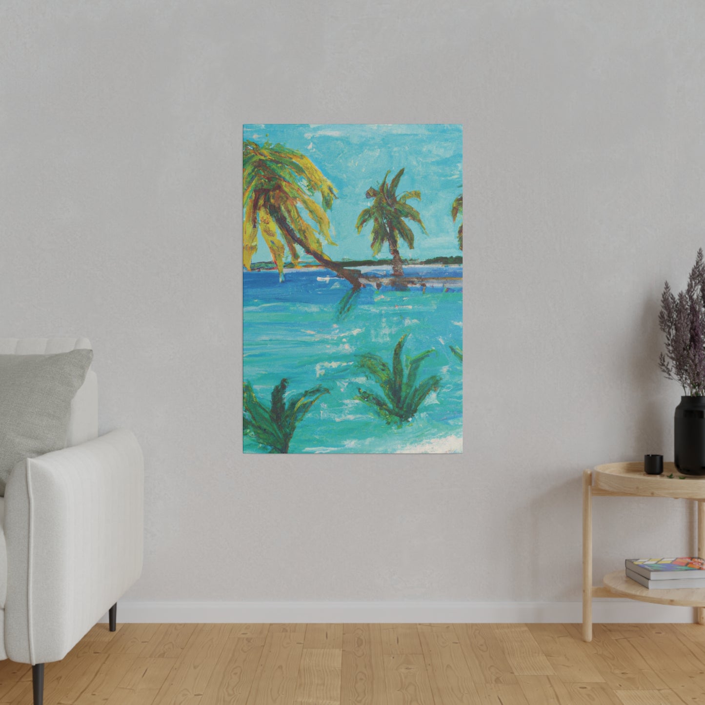 3256T - Bahamas Ocean Painting Print | Bahamas | Ocean | Beach | Poster | Home Decor | Wall Art | Canvas