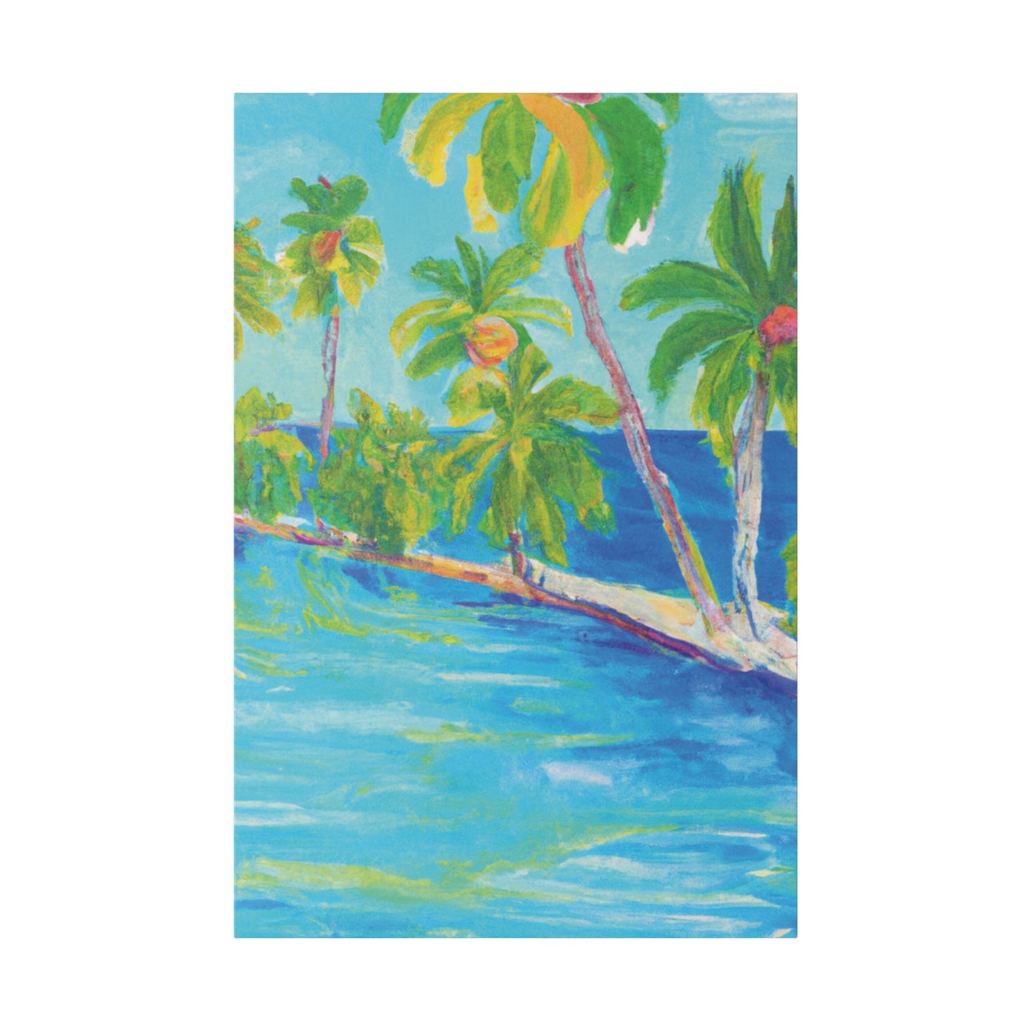 8256Q - Bahamas Ocean Painting Print | Bahamas | Ocean | Beach | Poster | Home Decor | Wall Art | Canvas