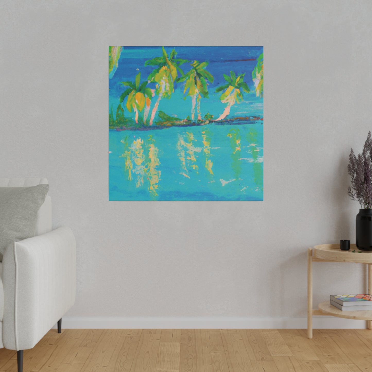 8637V - Bahamas Ocean Painting Print | Bahamas | Ocean | Beach | Poster | Home Decor | Wall Art | Canvas