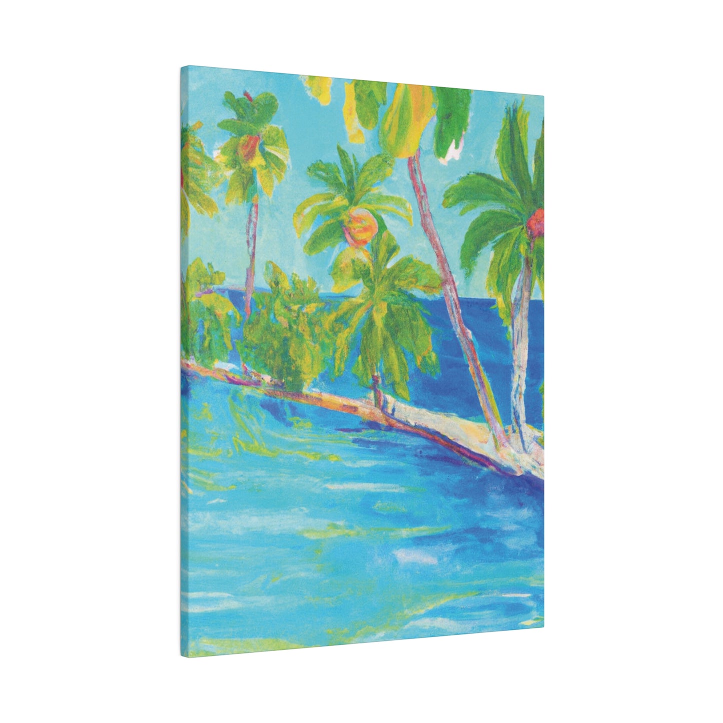 8256Q - Bahamas Ocean Painting Print | Bahamas | Ocean | Beach | Poster | Home Decor | Wall Art | Canvas