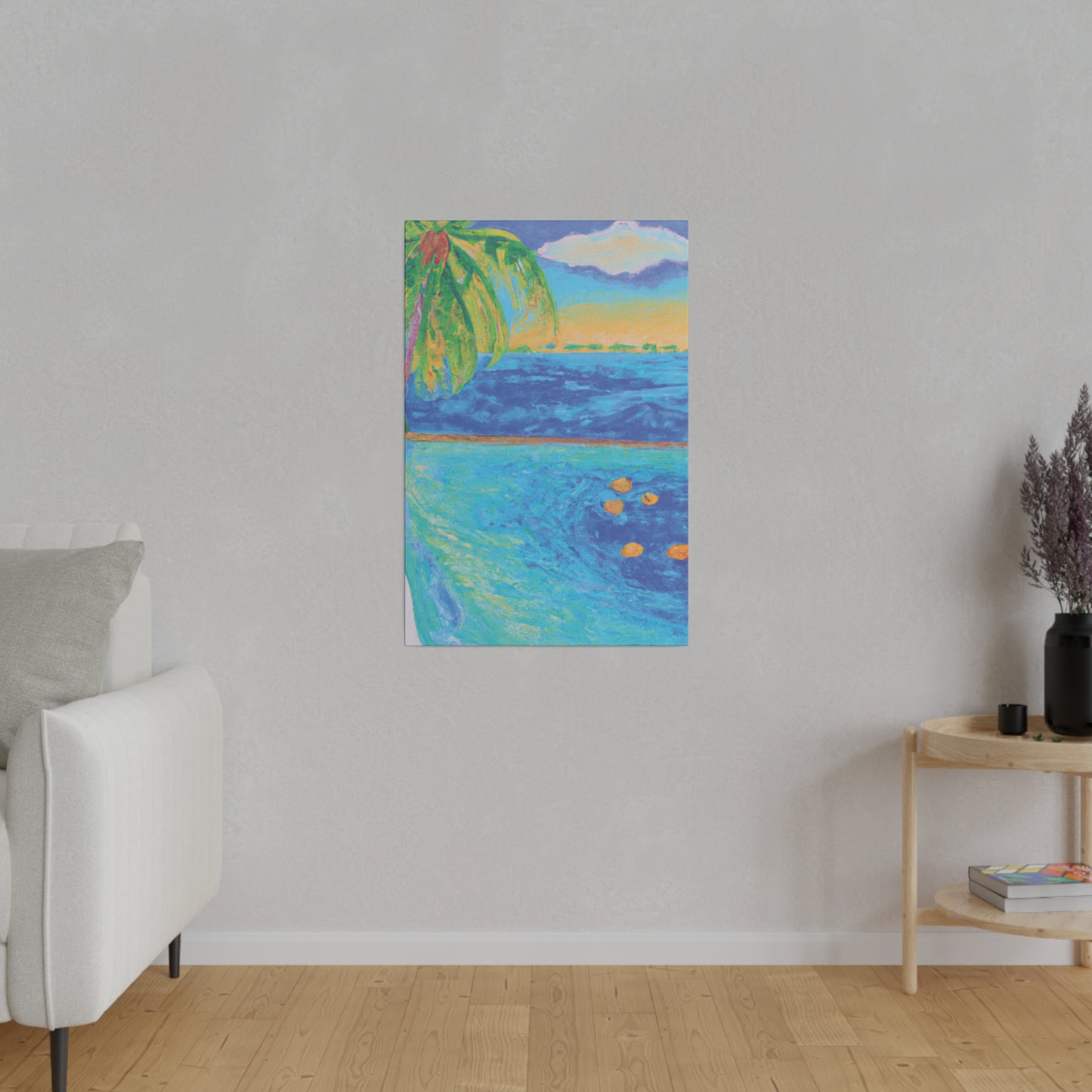 4268O - Bahamas Ocean Painting Print | Bahamas | Ocean | Beach | Poster | Home Decor | Wall Art | Canvas