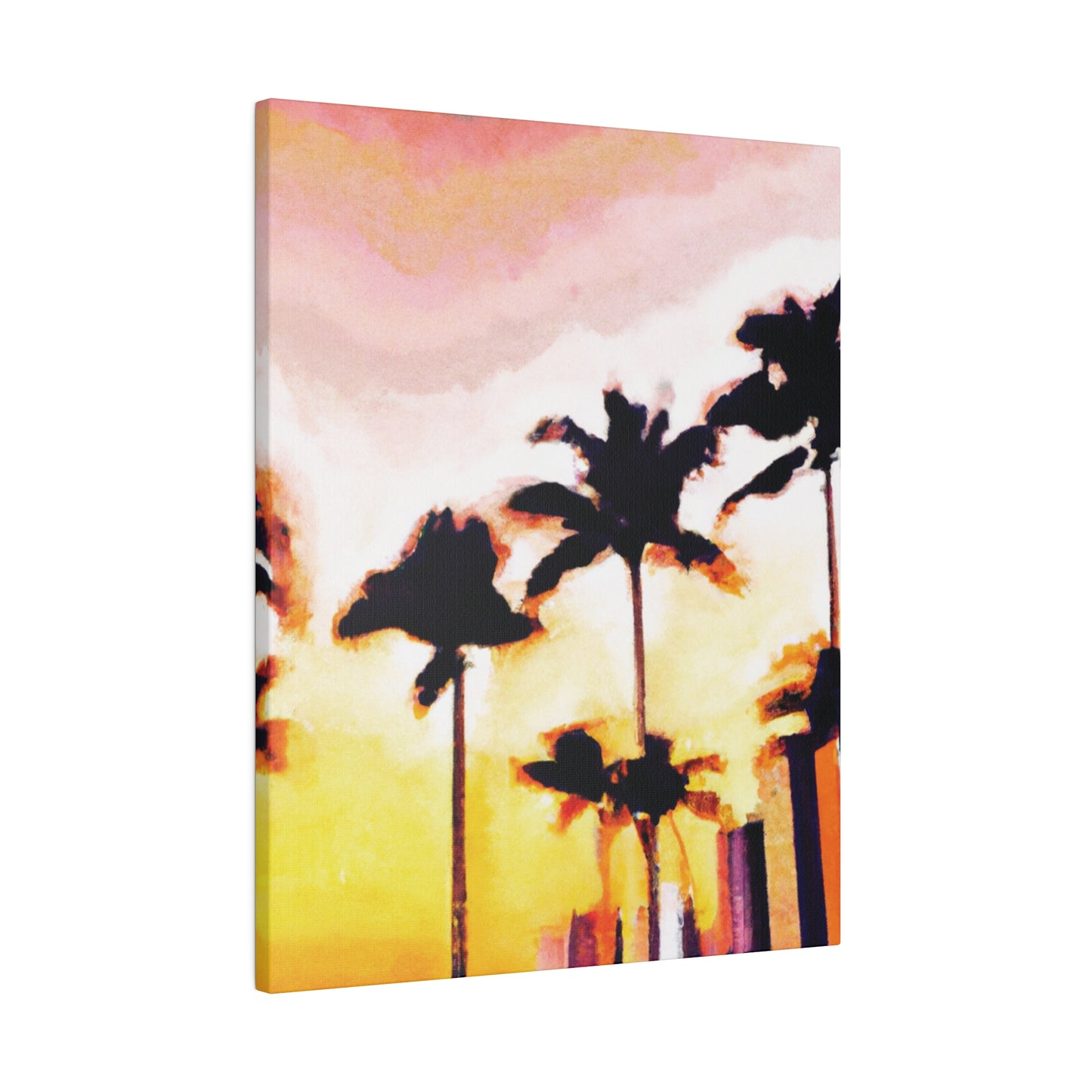 8005X - Miami Beach Sunset Painting Print | Miami | Beach | Sunset | Poster | Home Decor | Wall Art | Canvas