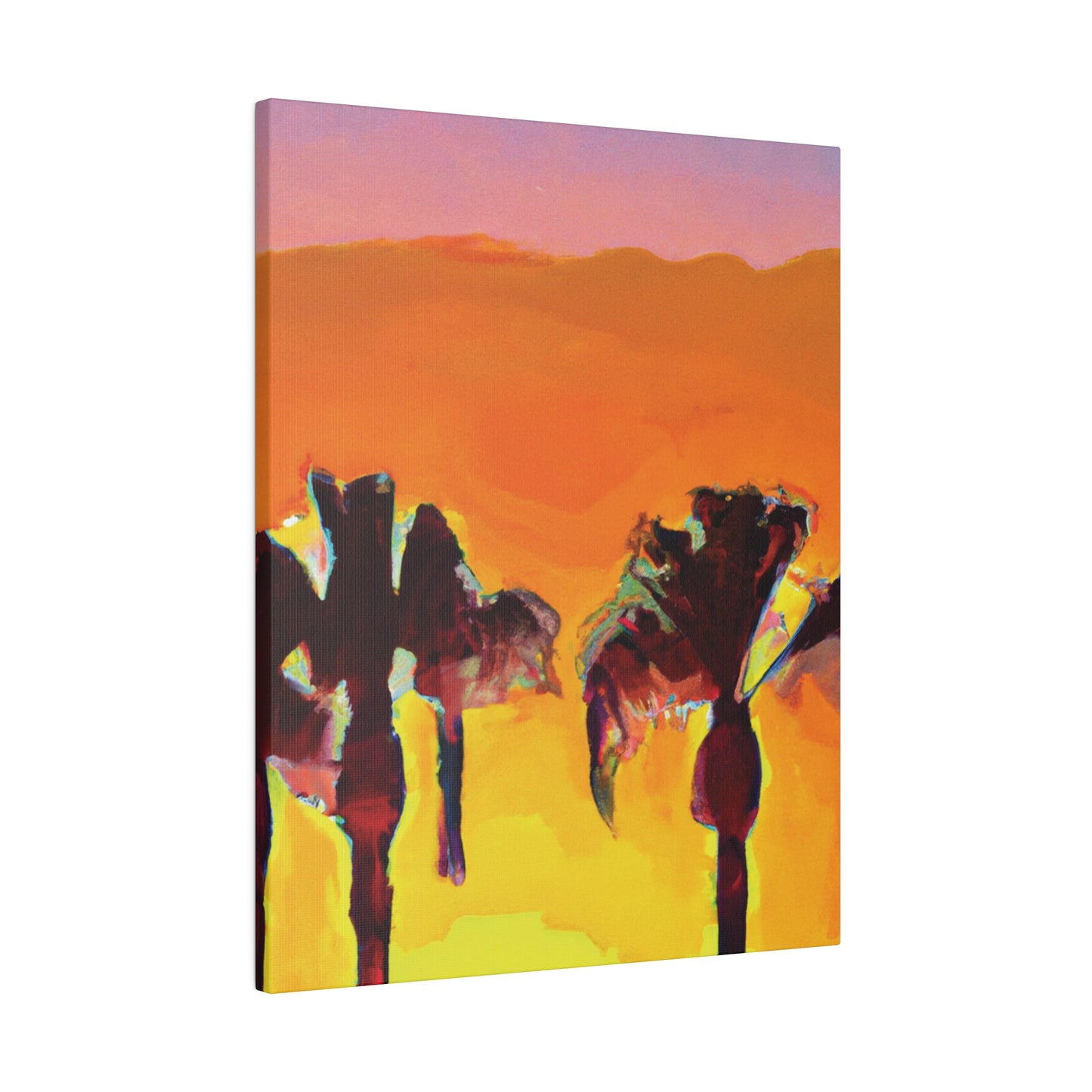 9347V - Miami Beach Sunset Painting Print | Miami | Beach | Sunset | Poster | Home Decor | Wall Art | Canvas