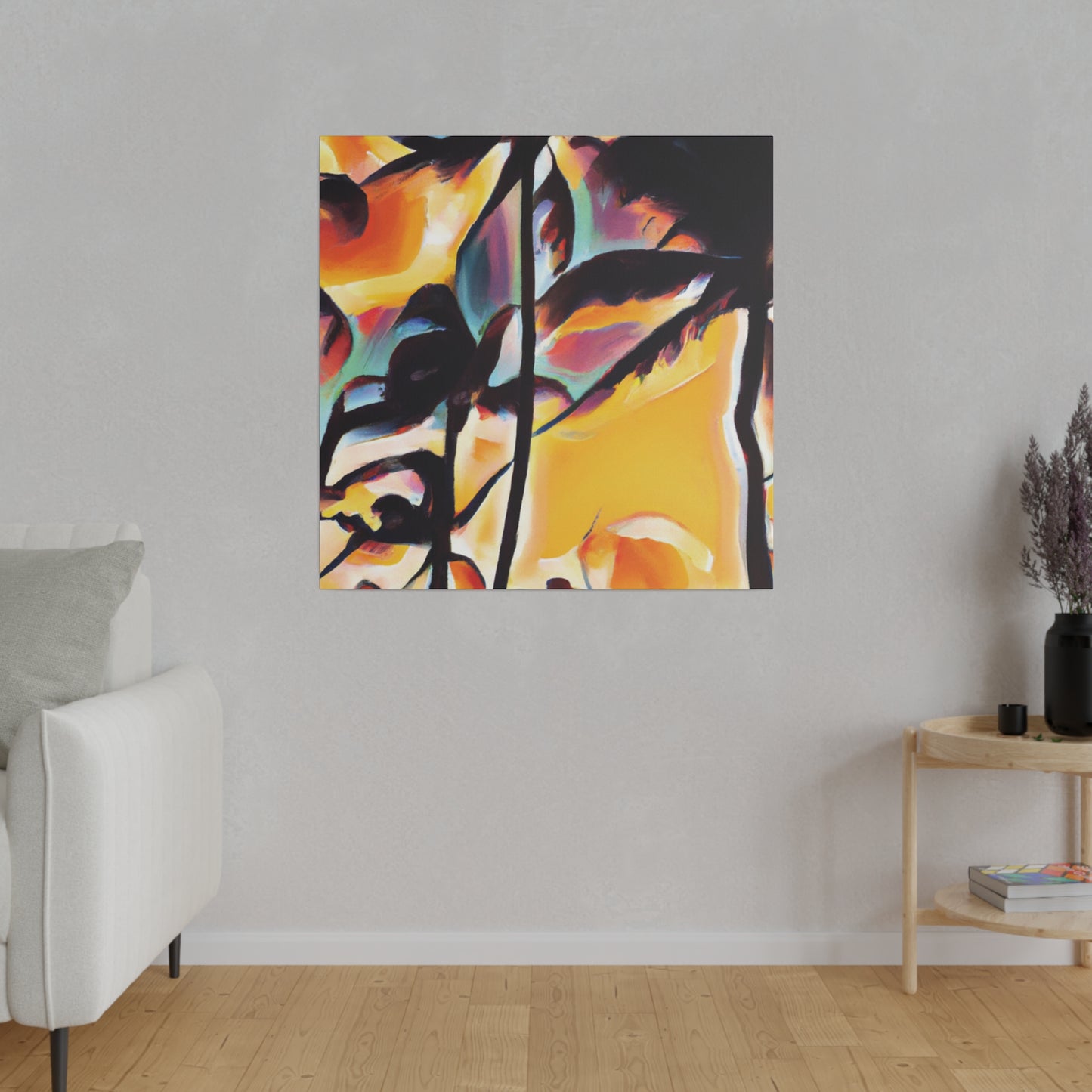 7343H - Miami Beach Sunset Painting Print | Miami | Beach | Sunset | Poster | Home Decor | Wall Art | Canvas