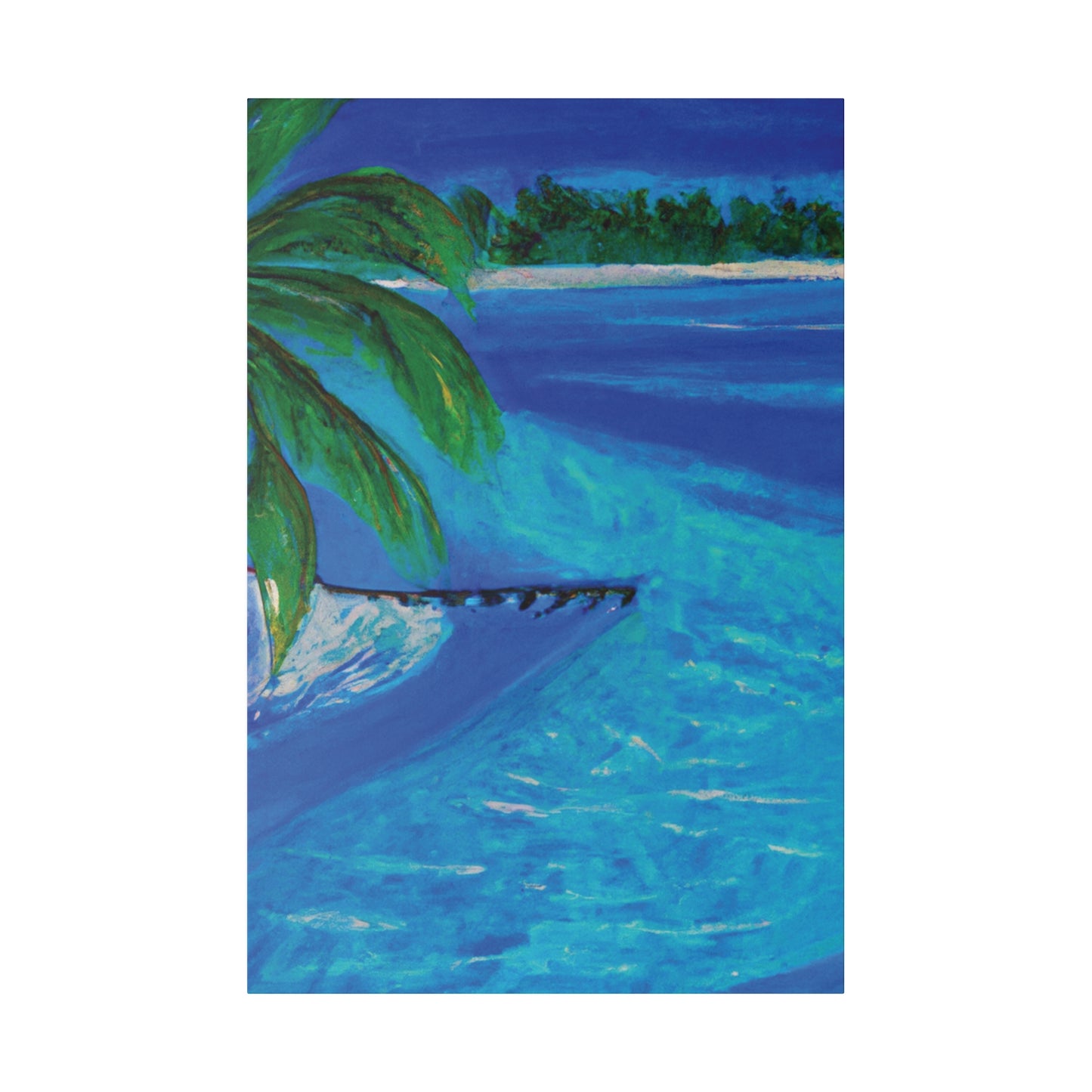 3145T - Bahamas Ocean Painting Print | Bahamas | Ocean | Beach | Poster | Home Decor | Wall Art | Canvas