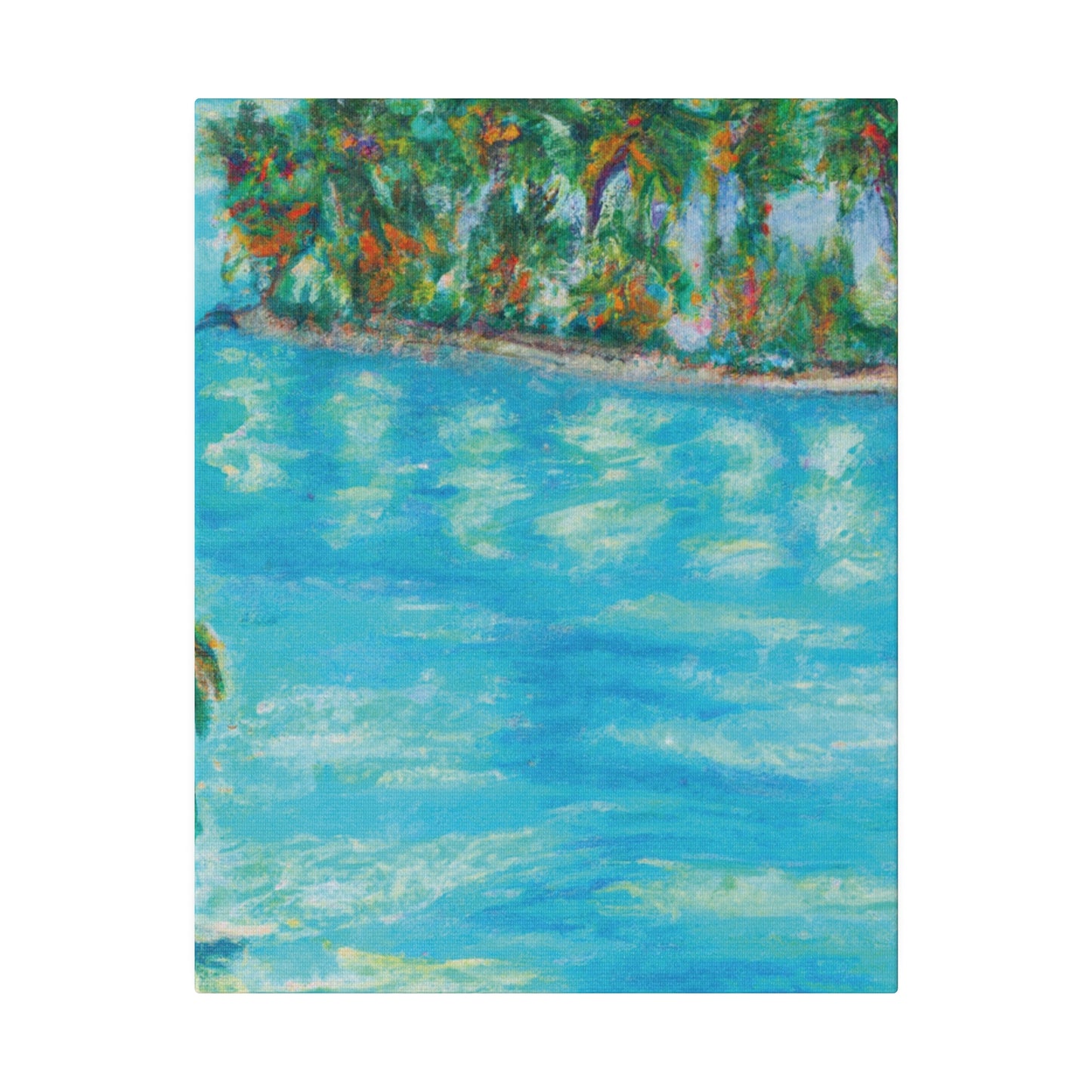 8625Q - Bahamas Ocean Painting Print | Bahamas | Ocean | Beach | Poster | Home Decor | Wall Art | Canvas