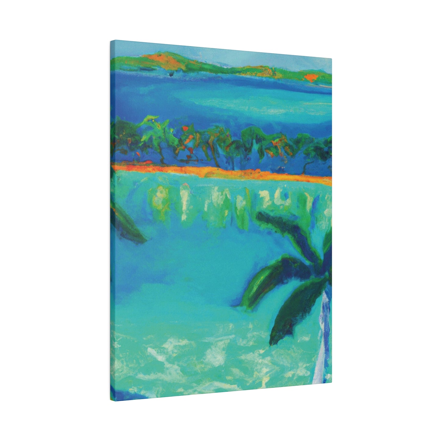 3784F - Bahamas Ocean Painting Print | Bahamas | Ocean | Beach | Poster | Home Decor | Wall Art | Canvas