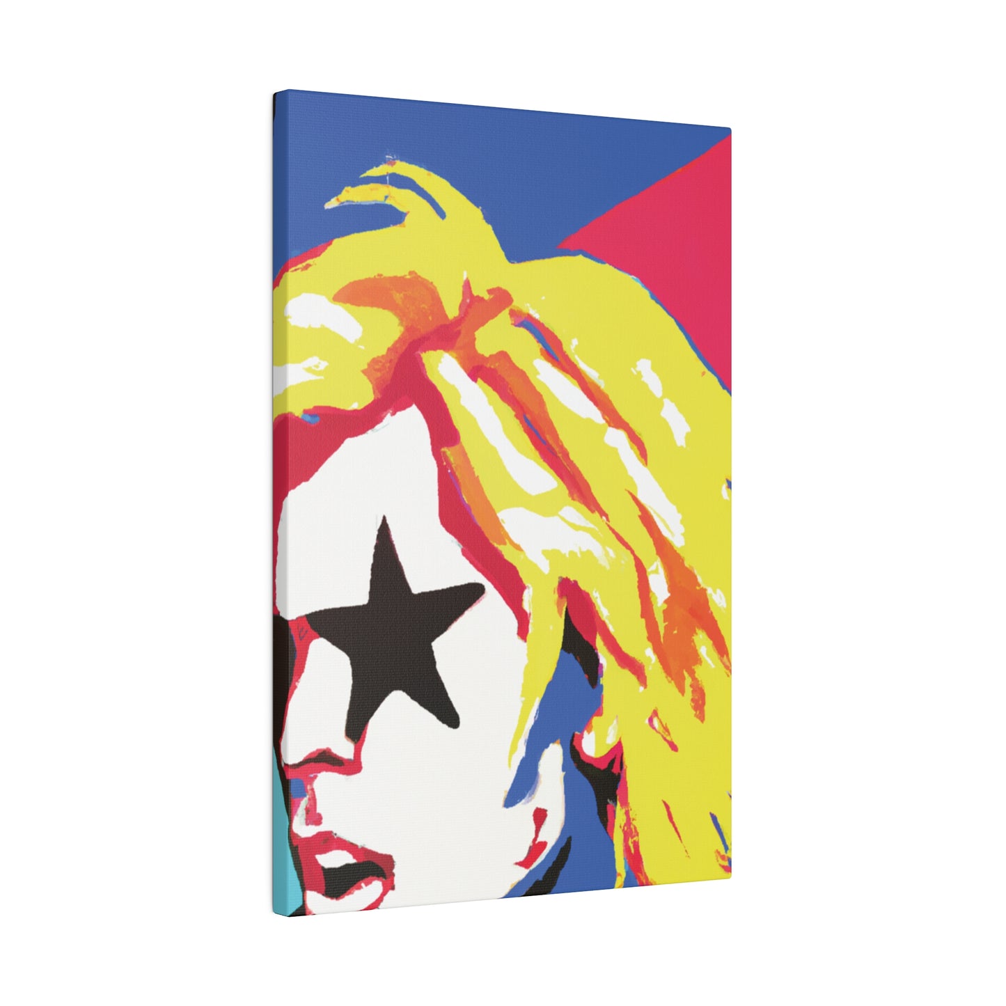 5402P - Rockstar Painting Print | Face | Abstract | Poster | Home Decor | Wall Art | Music Art | Canvas