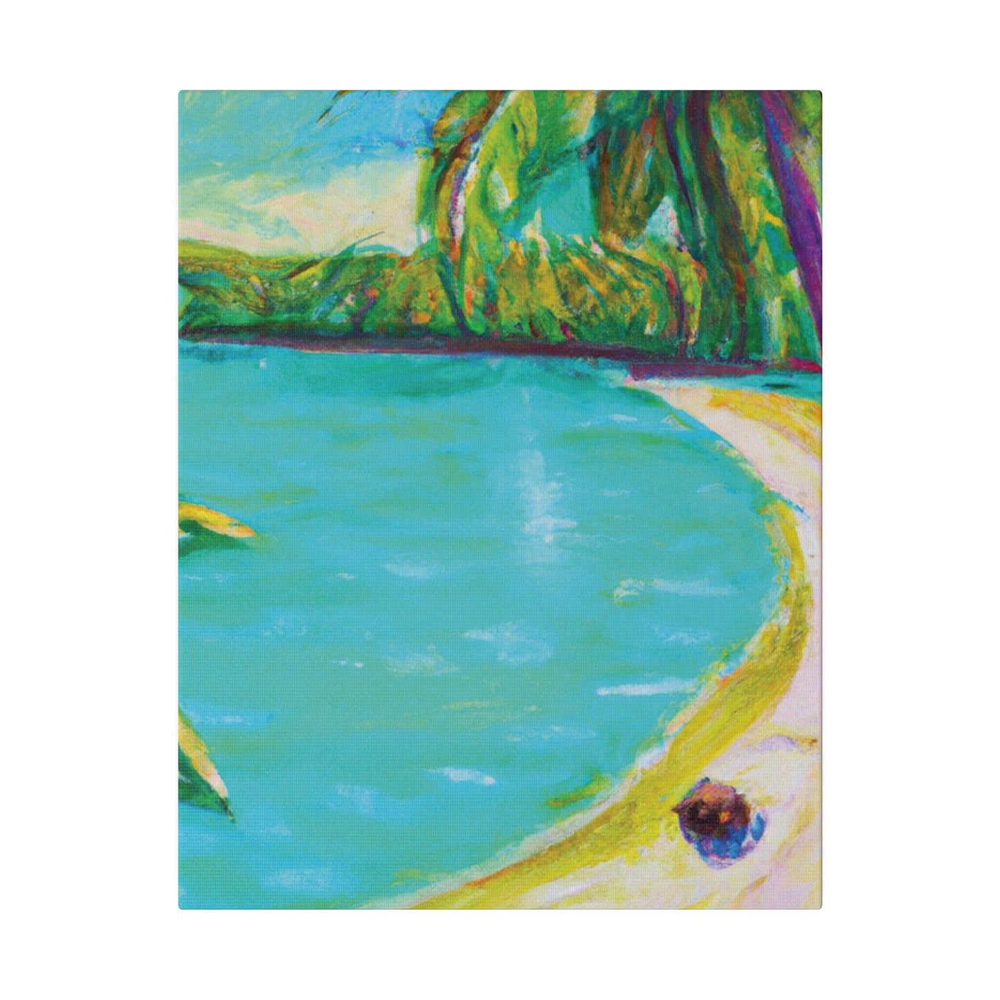 2421K - Bahamas Ocean Painting Print | Bahamas | Ocean | Beach | Poster | Home Decor | Wall Art | Canvas