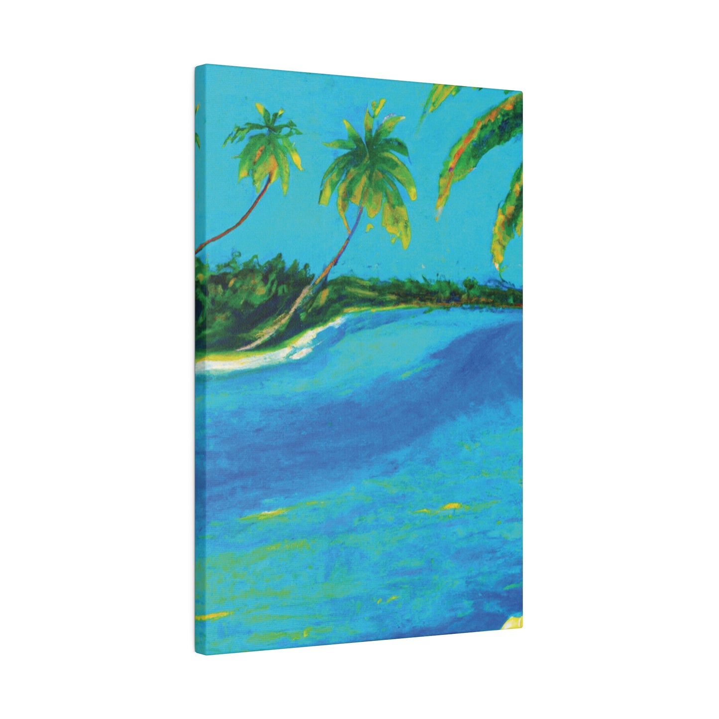 5491K - Bahamas Ocean Painting Print | Bahamas | Ocean | Beach | Poster | Home Decor | Wall Art | Canvas