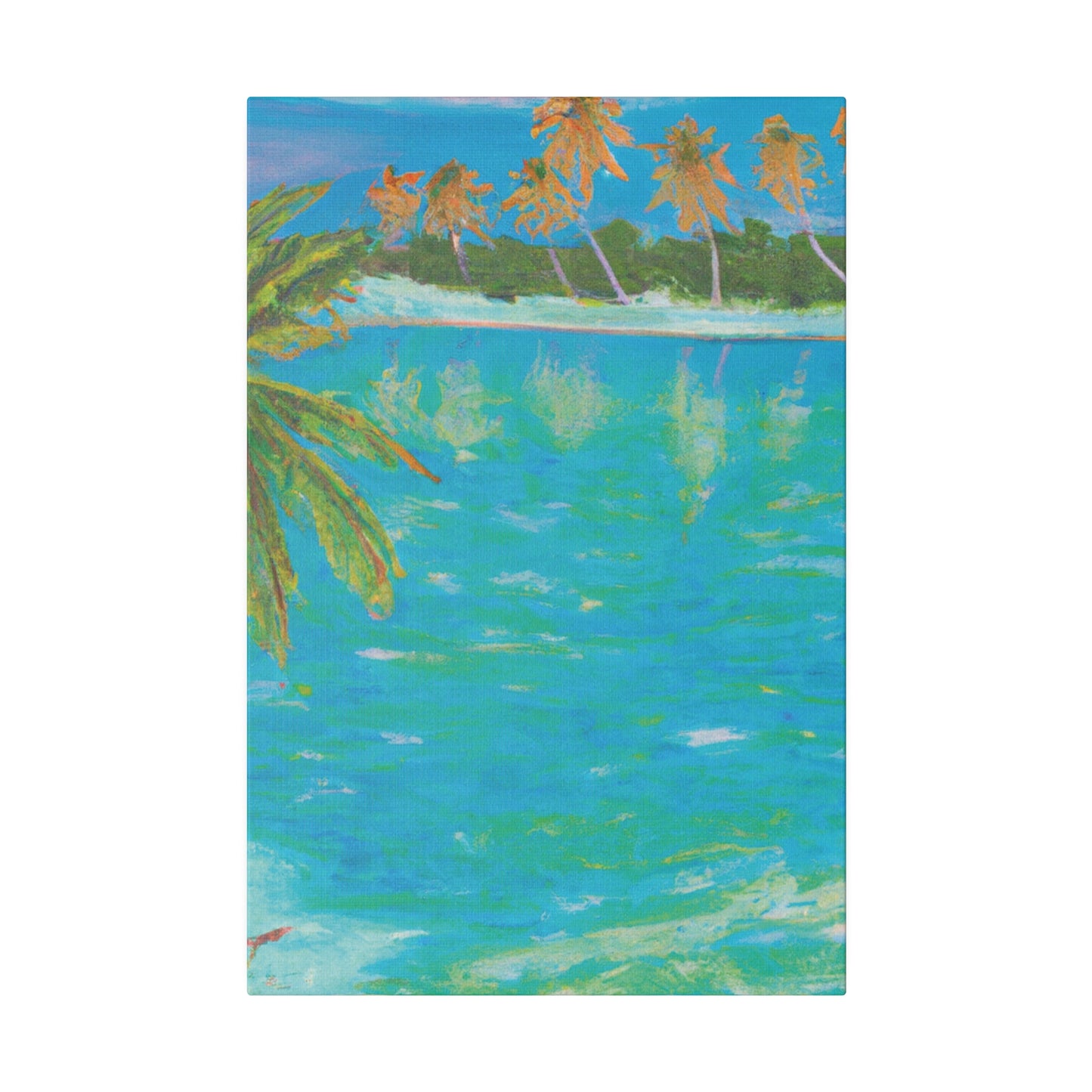 1767P - Bahamas Ocean Painting Print | Bahamas | Ocean | Beach | Poster | Home Decor | Wall Art | Canvas