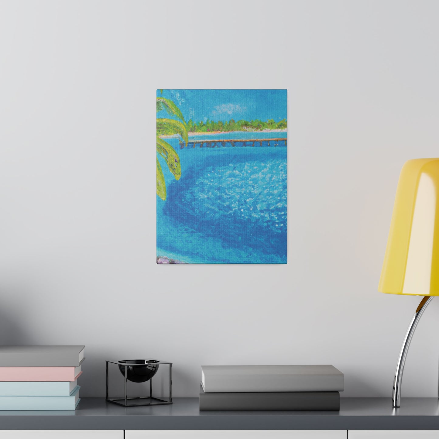 9462U - Bahamas Ocean Painting Print | Bahamas | Ocean | Beach | Poster | Home Decor | Wall Art | Canvas