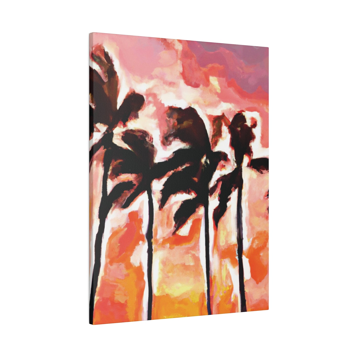 6129V - Miami Beach Sunset Painting Print | Miami | Beach | Sunset | Poster | Home Decor | Wall Art | Canvas