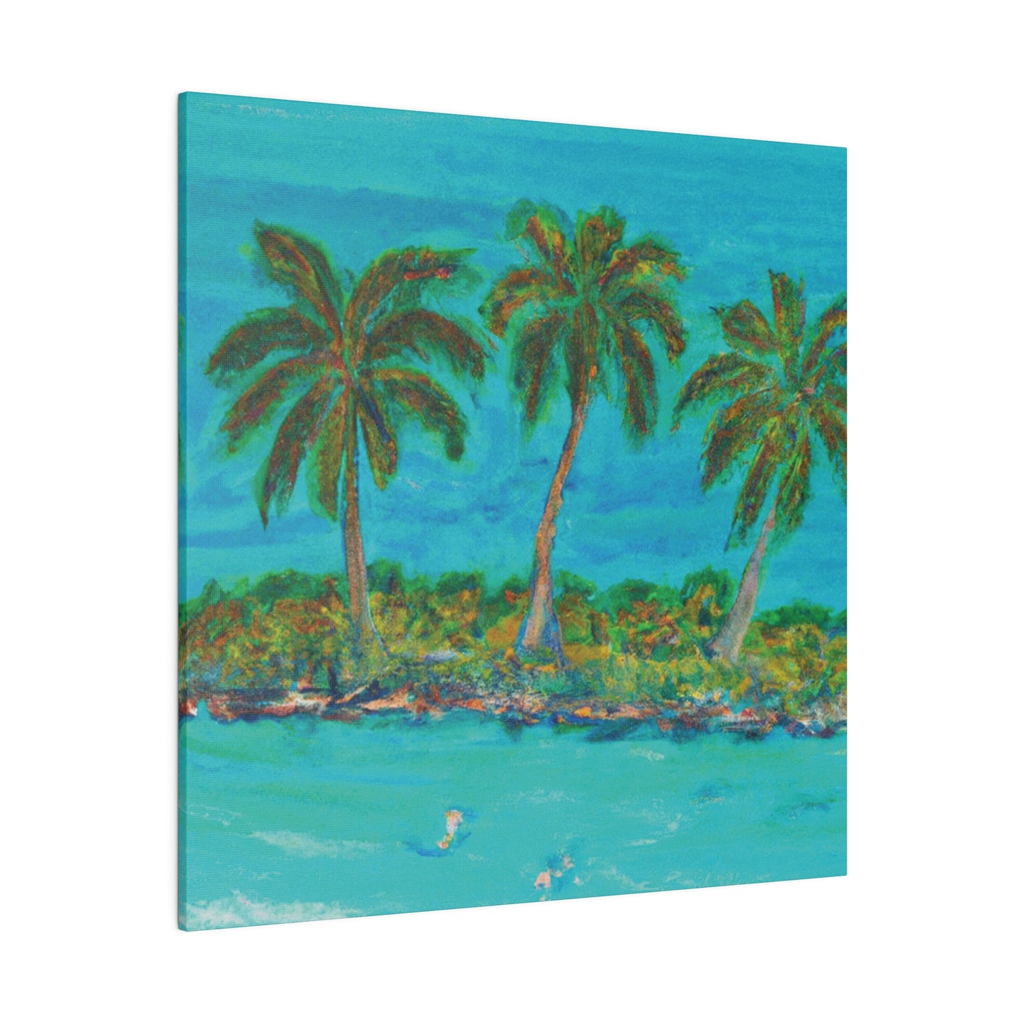 4205N - Bahamas Ocean Painting Print | Bahamas | Ocean | Beach | Poster | Home Decor | Wall Art | Canvas