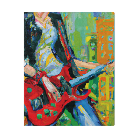 7369K - Rockstar Oil Painting Style Print | Poster | Home Decor | Wall Art | Music Art | Canvas