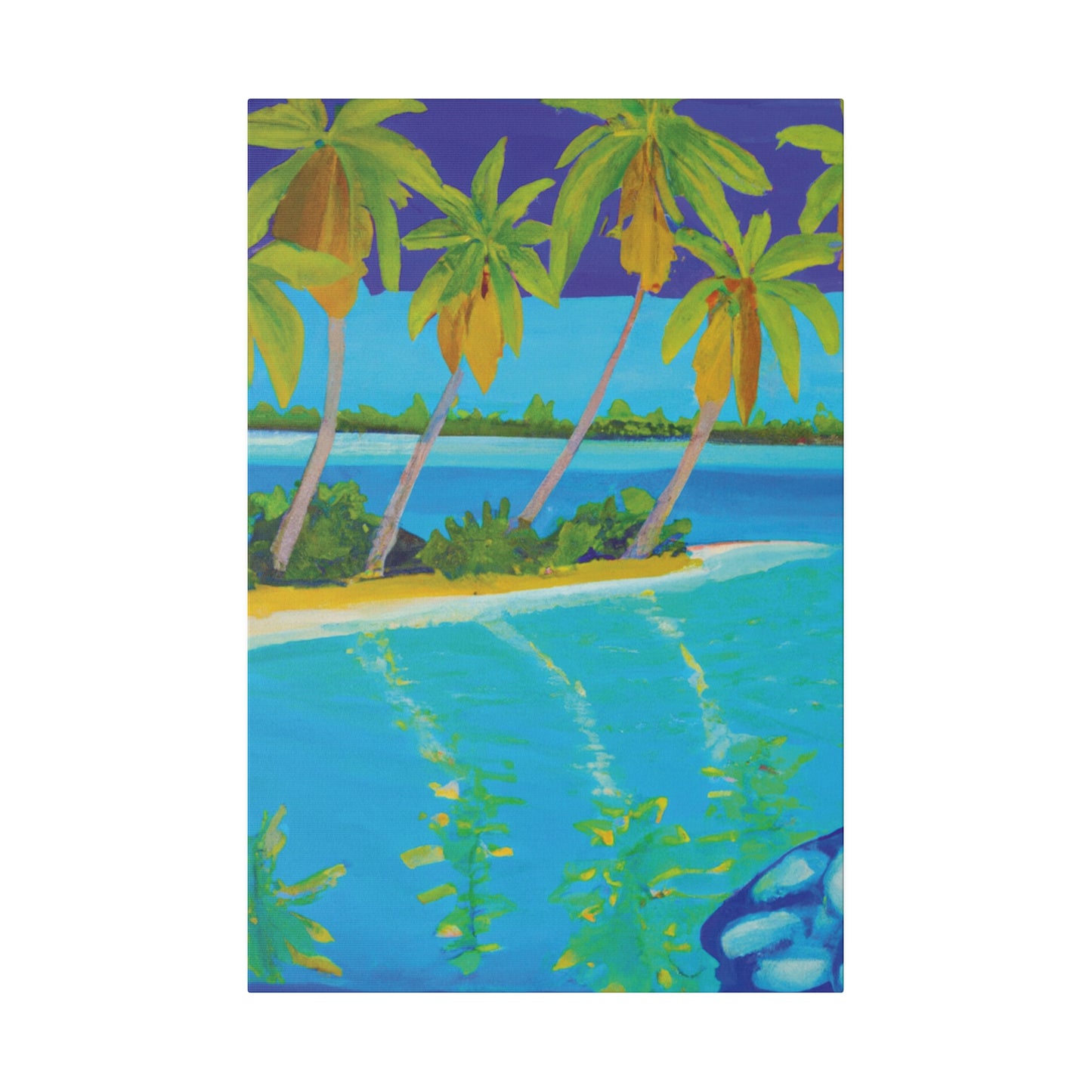 8347B - Bahamas Ocean Painting Print | Bahamas | Ocean | Beach | Poster | Home Decor | Wall Art | Canvas