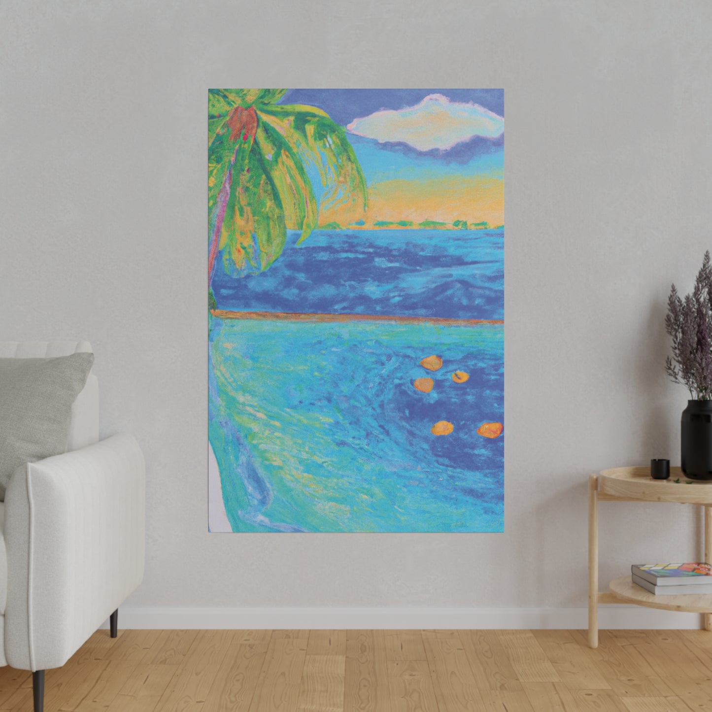 4268O - Bahamas Ocean Painting Print | Bahamas | Ocean | Beach | Poster | Home Decor | Wall Art | Canvas