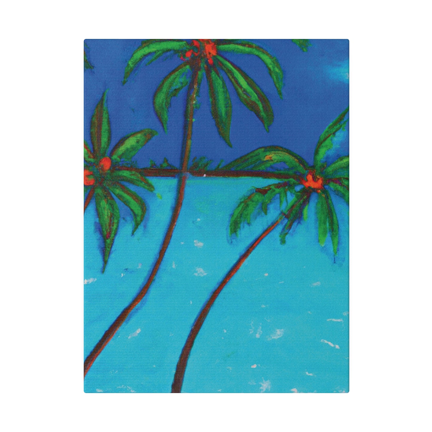 9305W - Bahamas Ocean Painting Print | Bahamas | Ocean | Beach | Poster | Home Decor | Wall Art | Canvas