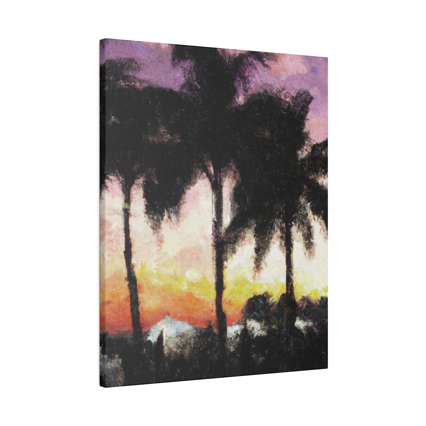 8185A - Miami Beach Sunset Painting Print | Miami | Beach | Sunset | Poster | Home Decor | Wall Art | Canvas