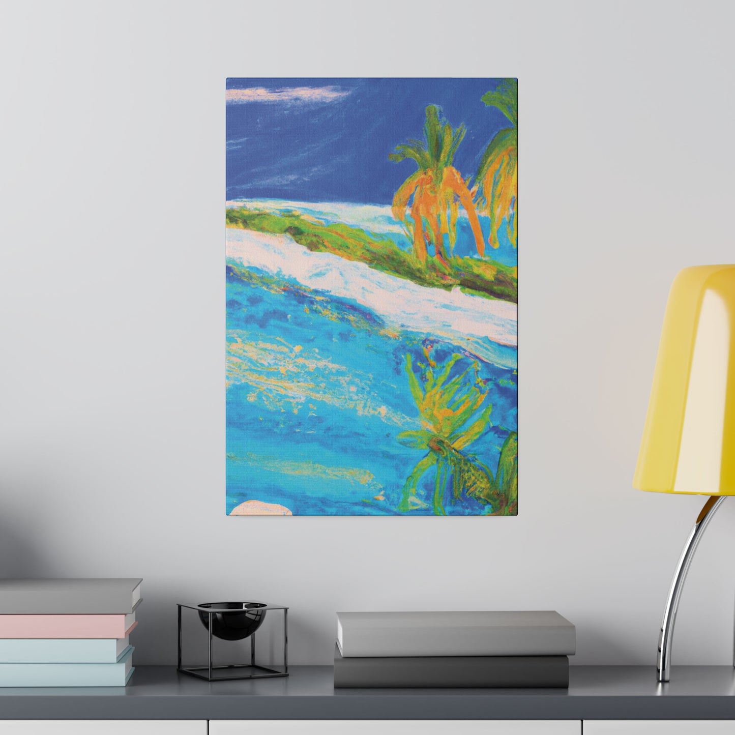 7697G - Bahamas Ocean Painting Print | Bahamas | Ocean | Beach | Poster | Home Decor | Wall Art | Canvas