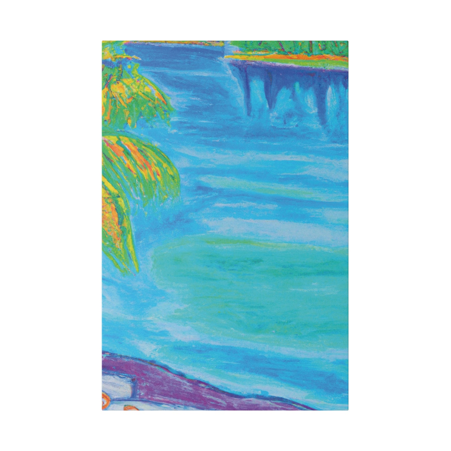 3842G - Bahamas Ocean Painting Print | Bahamas | Ocean | Beach | Poster | Home Decor | Wall Art | Canvas