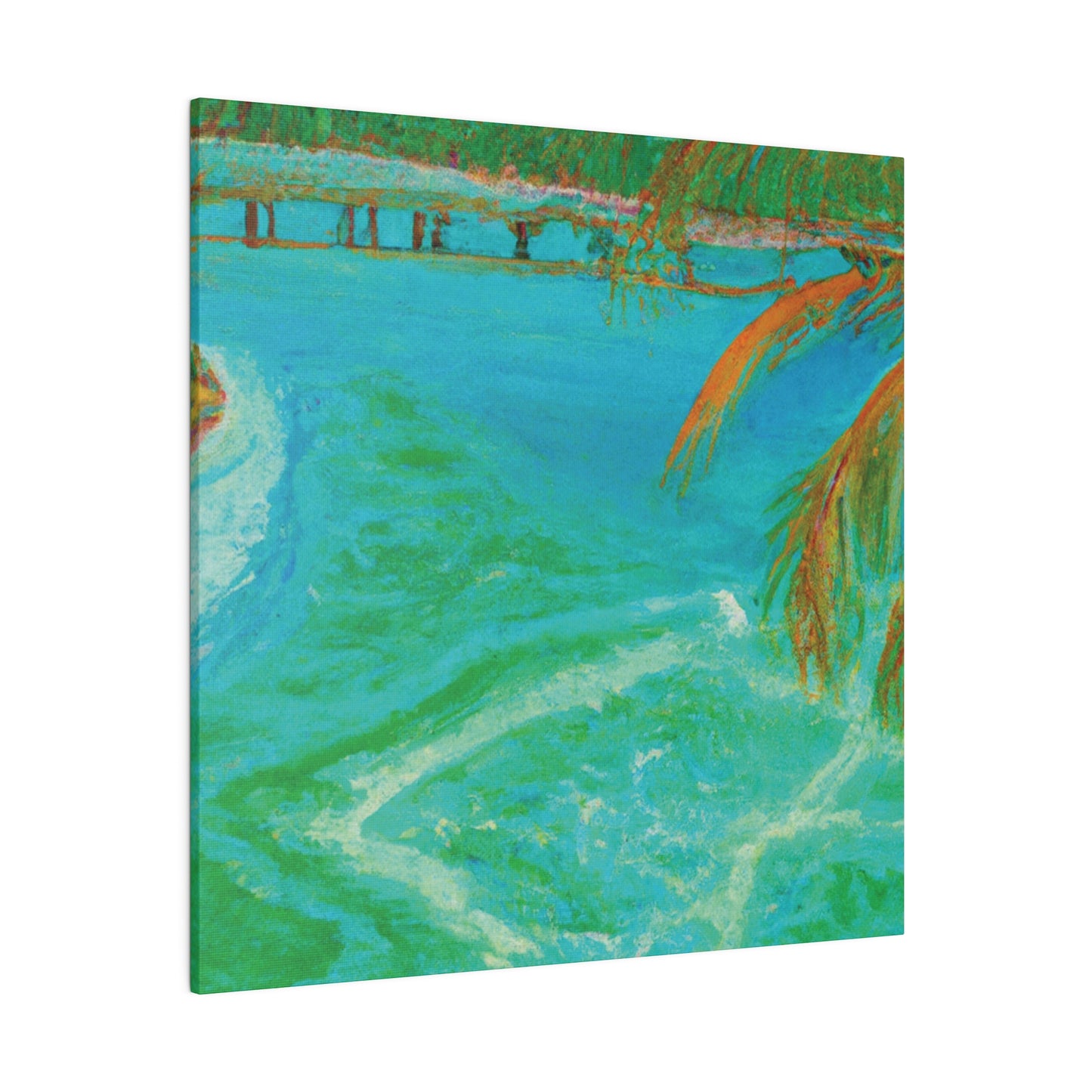 8864B - Bahamas Ocean Painting Print | Bahamas | Ocean | Beach | Poster | Home Decor | Wall Art | Canvas