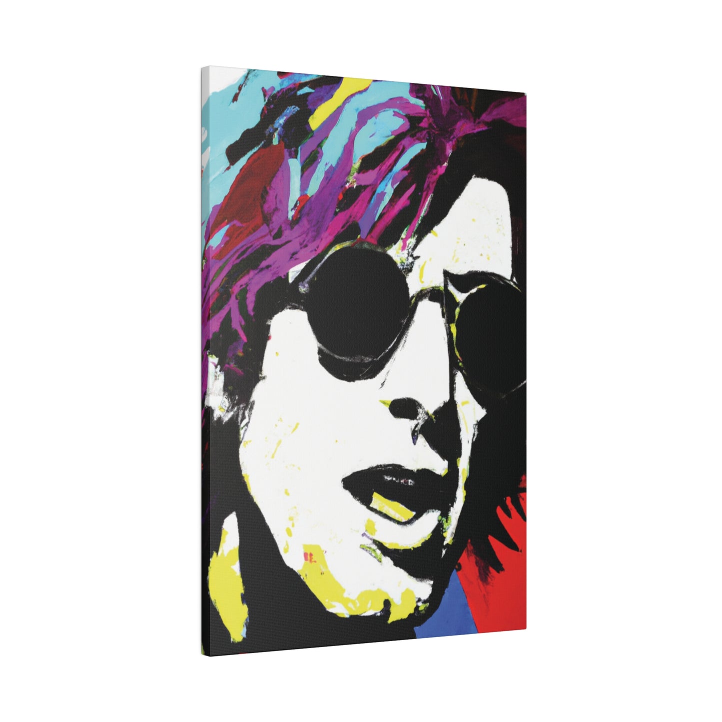 9436F - Rockstar Painting Print | Face | Abstract | Poster | Home Decor | Wall Art | Music Art | Canvas