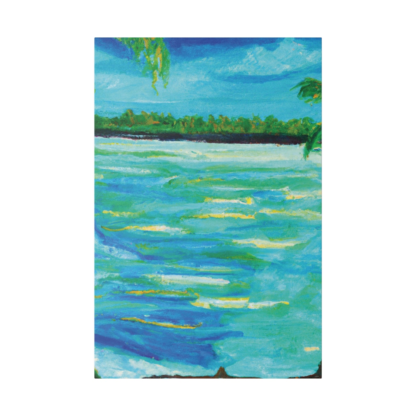 4292X - Bahamas Ocean Painting Print | Bahamas | Ocean | Beach | Poster | Home Decor | Wall Art | Canvas