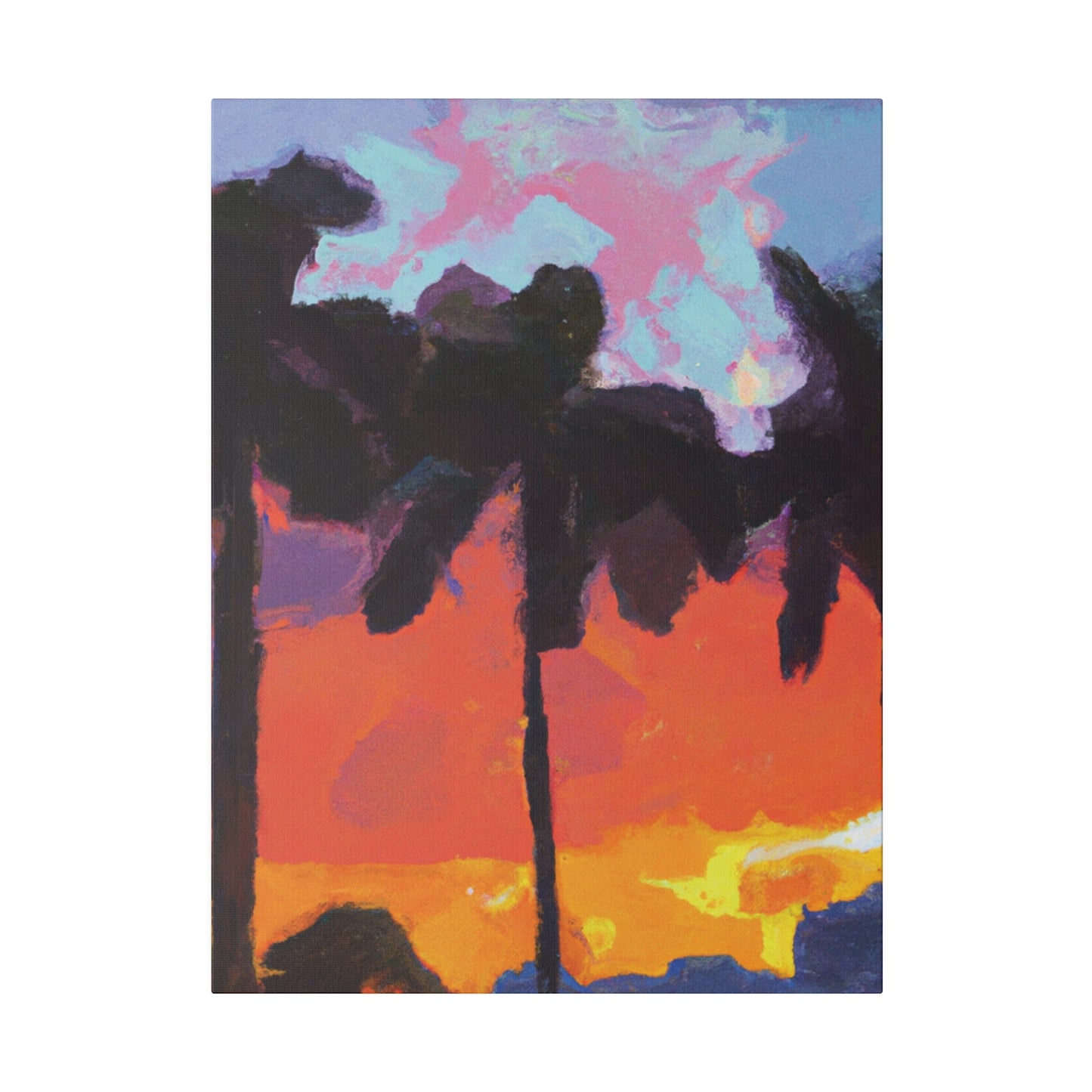 9276D - Miami Beach Sunset Painting Print | Miami | Beach | Sunset | Poster | Home Decor | Wall Art | Canvas