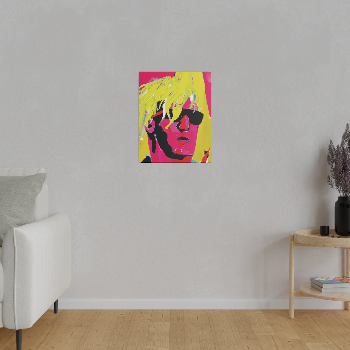 5130P - Rockstar Painting Print | Face | Abstract | Poster | Home Decor | Wall Art | Music Art | Canvas