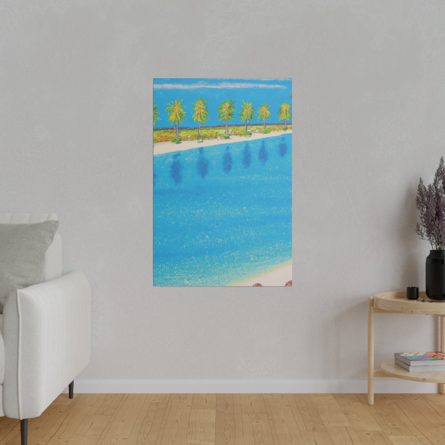 3877G - Bahamas Ocean Painting Print | Bahamas | Ocean | Beach | Poster | Home Decor | Wall Art | Canvas