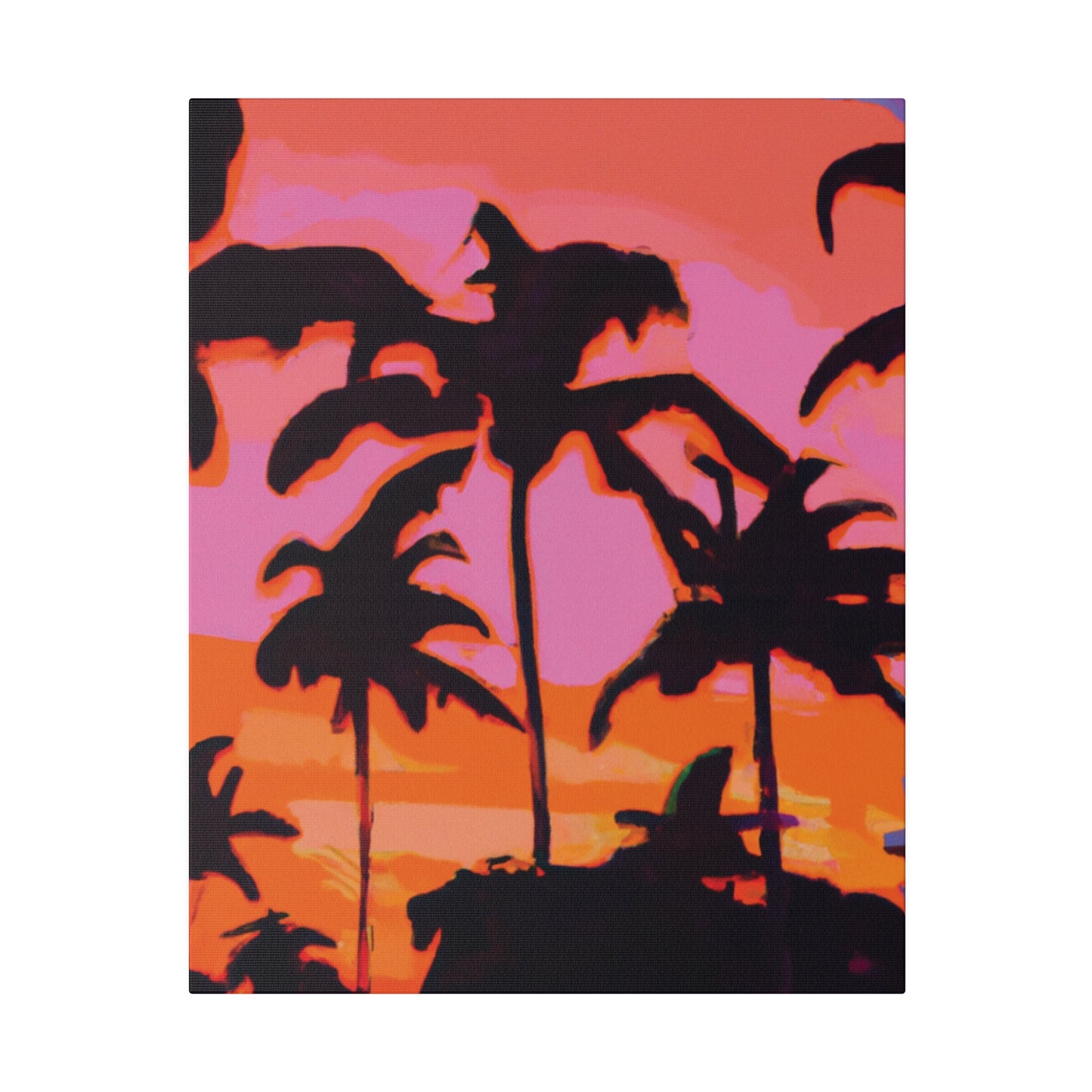 6226X - Miami Beach Sunset Painting Print | Miami | Beach | Sunset | Poster | Home Decor | Wall Art | Canvas