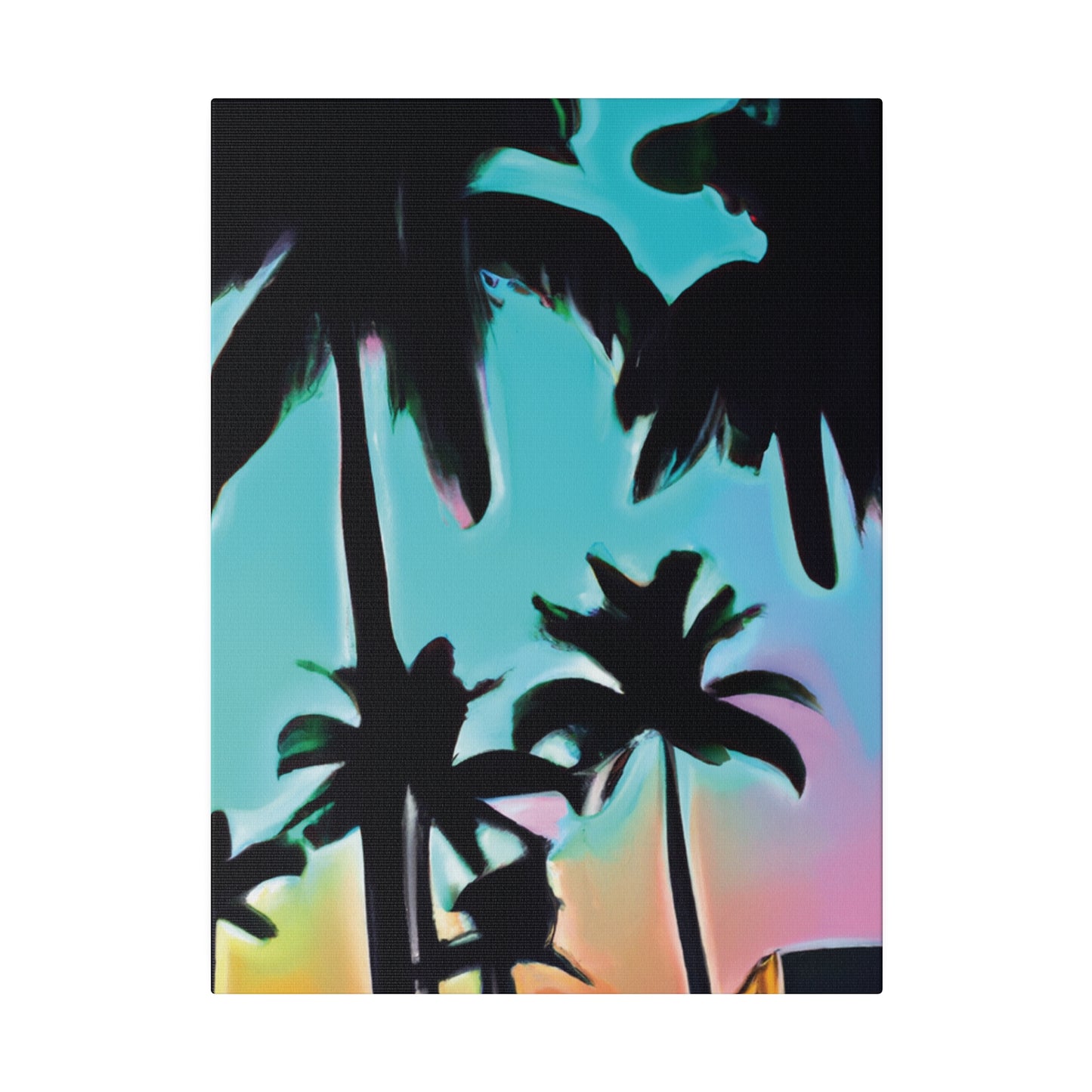 5491X - Miami Beach Sunset Painting Print | Miami | Beach | Sunset | Poster | Home Decor | Wall Art | Canvas