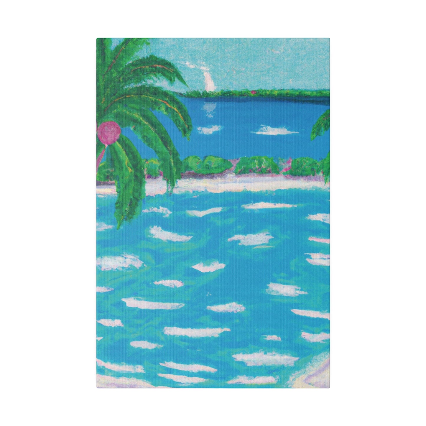 7341Z - Bahamas Ocean Painting Print | Bahamas | Ocean | Beach | Poster | Home Decor | Wall Art | Canvas