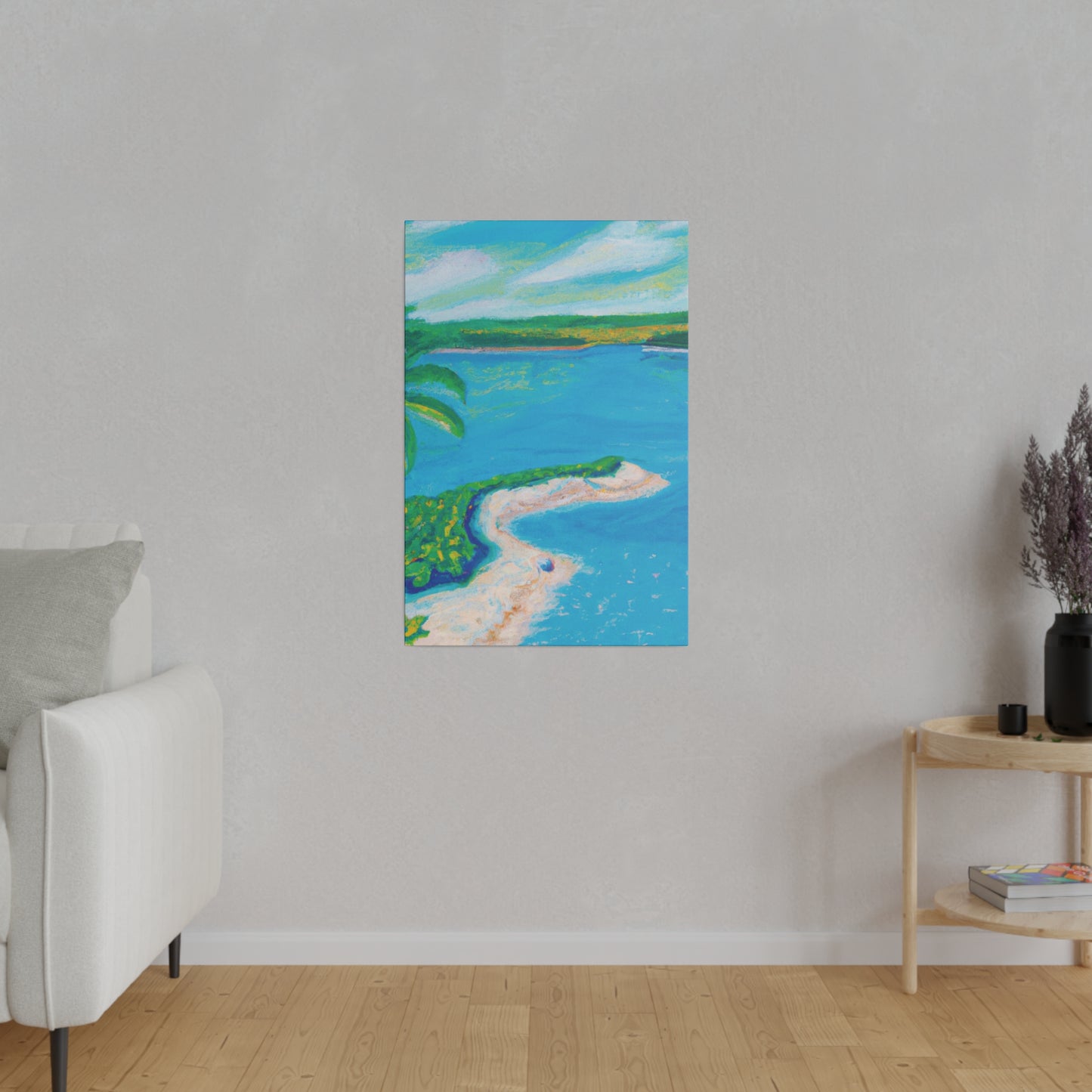 4895I - Bahamas Ocean Painting Print | Bahamas | Ocean | Beach | Poster | Home Decor | Wall Art | Canvas