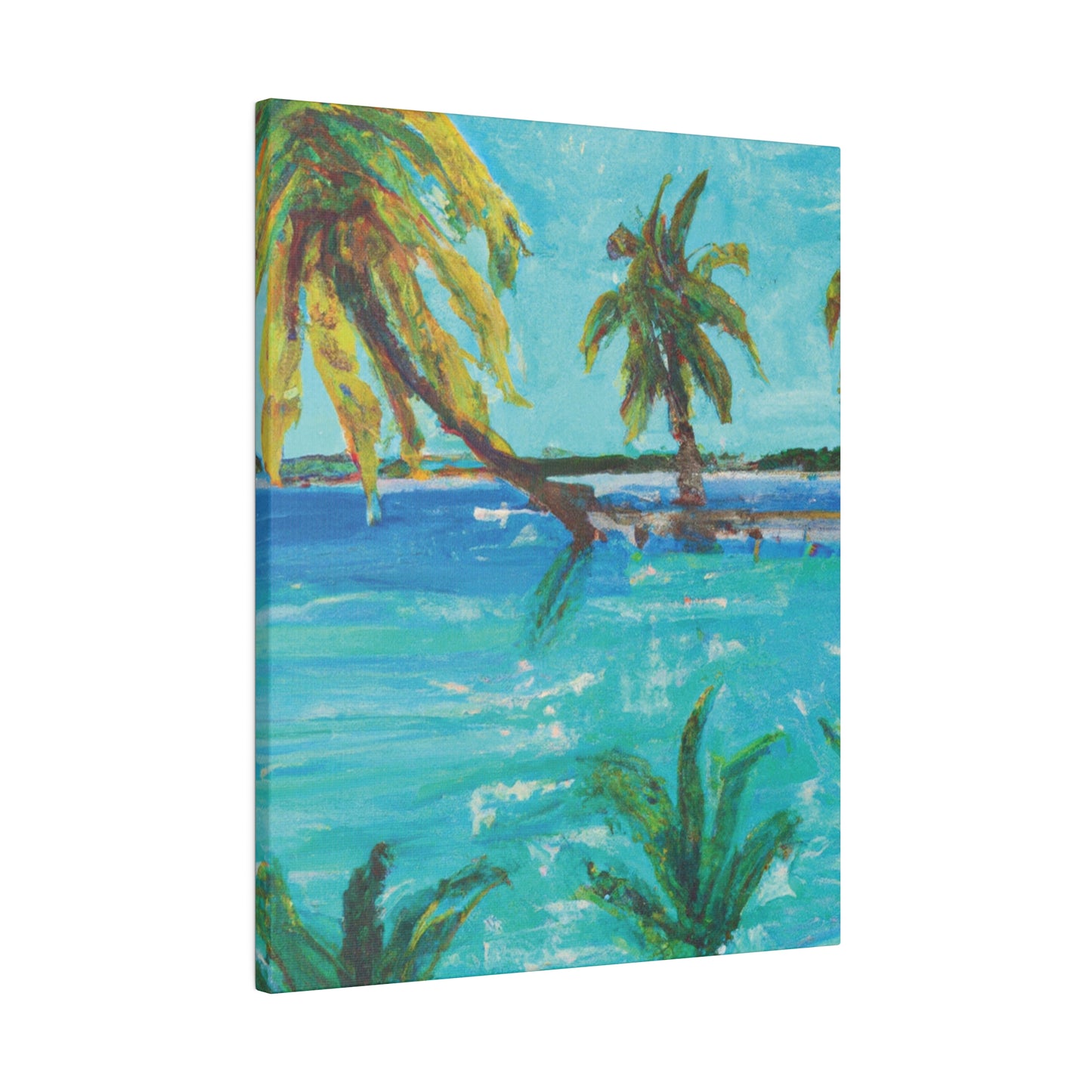 3256T - Bahamas Ocean Painting Print | Bahamas | Ocean | Beach | Poster | Home Decor | Wall Art | Canvas