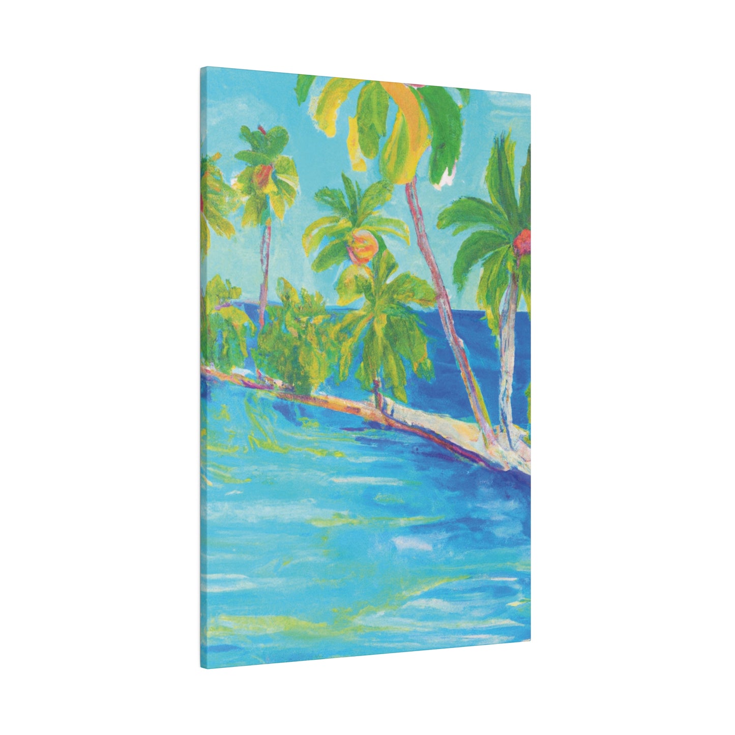 8256Q - Bahamas Ocean Painting Print | Bahamas | Ocean | Beach | Poster | Home Decor | Wall Art | Canvas