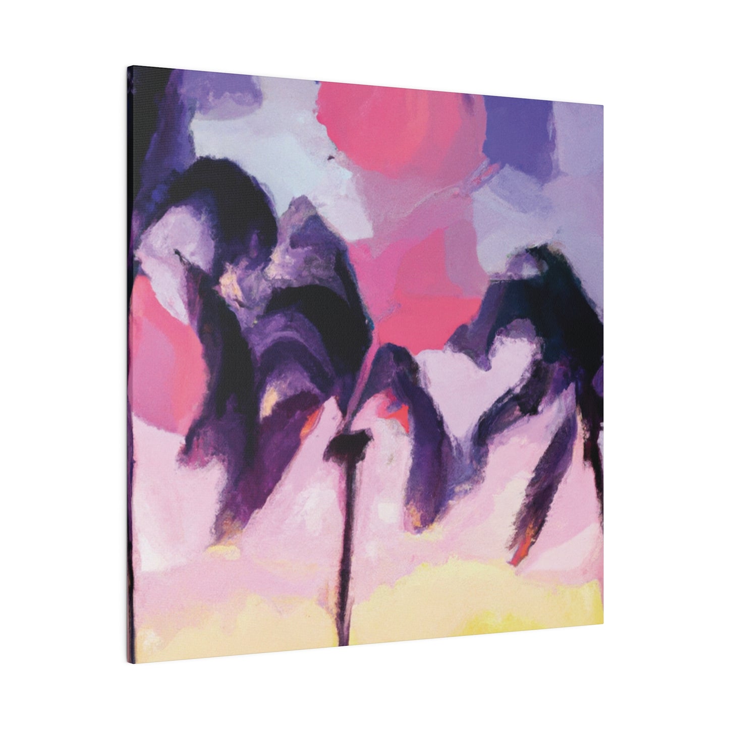 8189L - Miami Beach Sunset Painting Print | Miami | Beach | Sunset | Poster | Home Decor | Wall Art | Canvas